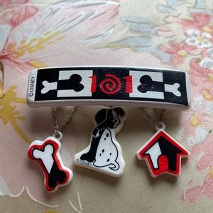 Vintage Disney 101 Dalmatians hair clip